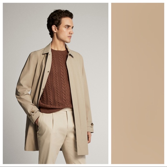 massimo dutti trench